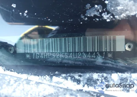 2004 Buick Lesabre Custom из США, поврежденный, VIN 1G4HP52K54U234431